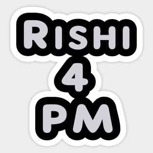 Rishi Sunak For Prime Minister Sticker